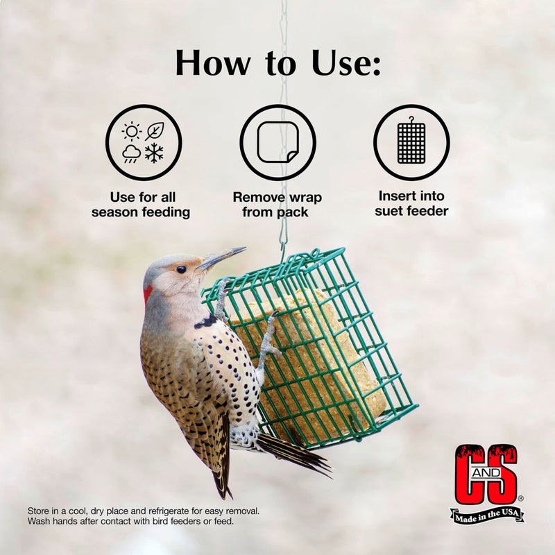 CS C&S Berry Suet Treat 11.75 Ounces, 12 Pack - Image 4